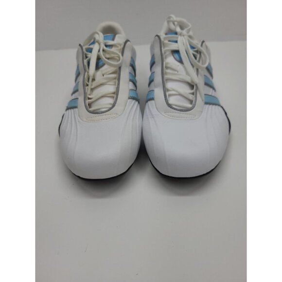 Adidas Goodyear Racing Sneakers Women's Size 9 New without Tags Blue and White - Picture 2 of 9